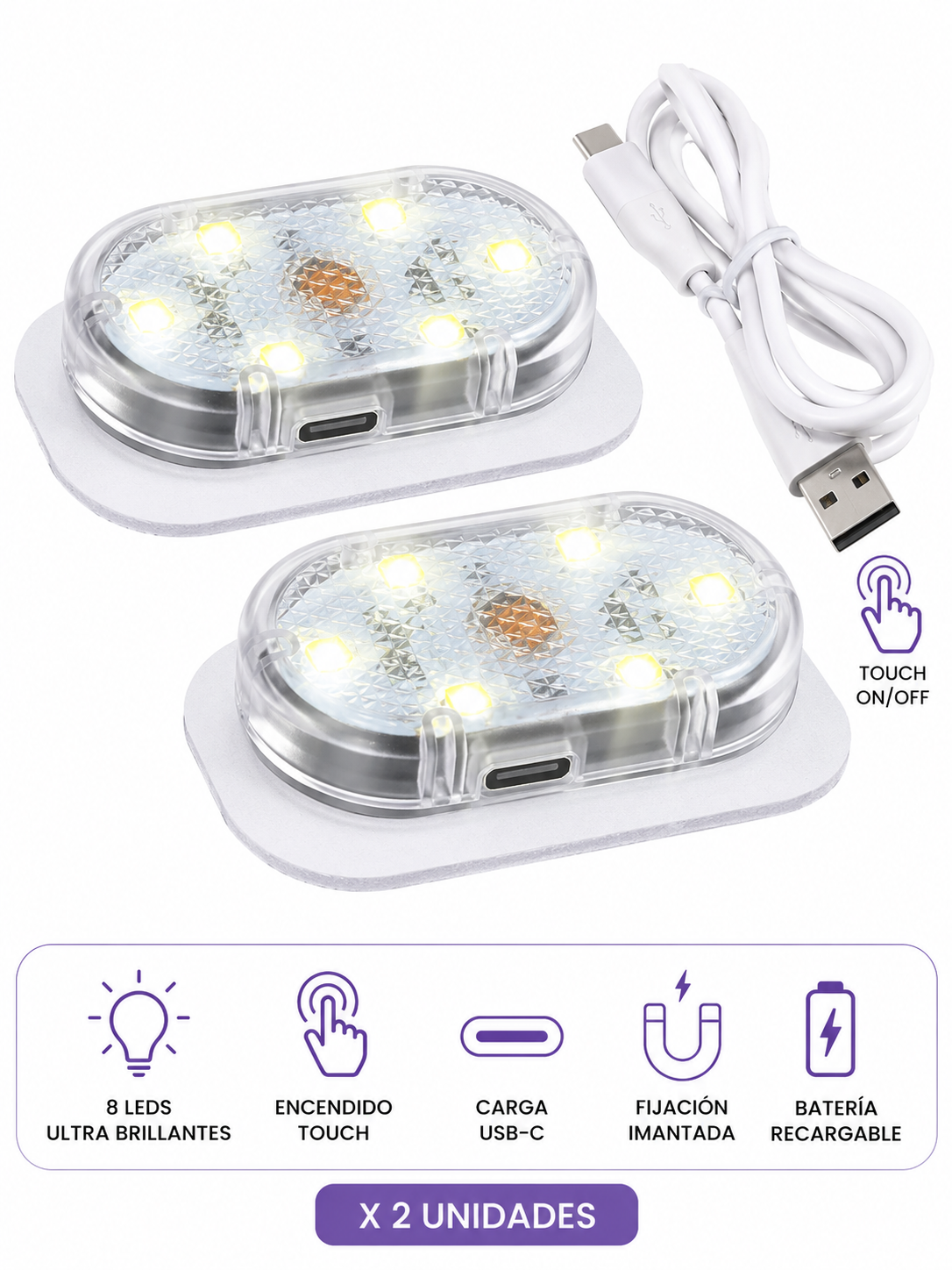Luz led táctil - Imagen 2